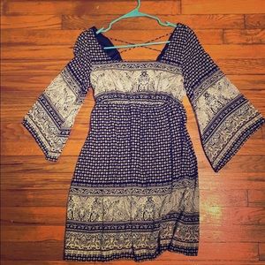 Blu Pepper blue/black dress